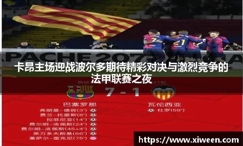 卡昂主场迎战波尔多期待精彩对决与激烈竞争的法甲联赛之夜